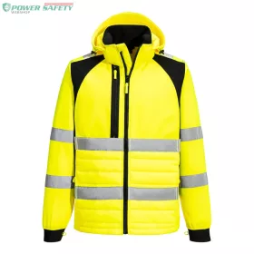 WX2 Eco Hi-Vis hibrid kabát - Sárga/Fekete
