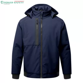 WX2 Eco bélelt softshell (2L) - Navy