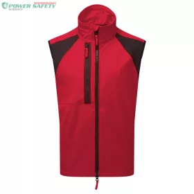 WX2 Eco Softshell mellény (2L) - Mélypiros