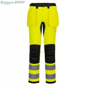   WX2 Hi-Vis nadrág lezippzározható lengőzsebbel - Sárga/Fekete