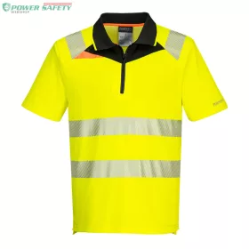 DX4 Hi-Vis póló S/S - Sárga/Fekete