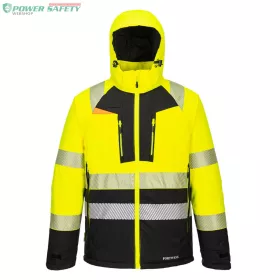 DX4 Hi-Vis Class 2 télikabát - Sárga/Fekete