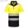 DX4 Hi-Vis cipzáros Class 1 póló S/S - Sárga/Fekete