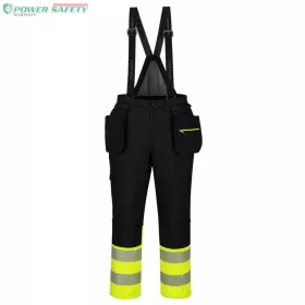   DX4 Hi-Vis 1. osztályú téli kantáros nadrág - Sárga/Fekete