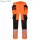 DX4 Hi-Vis nadrág lezippzározható lengőzsebbel - Narancs/Fekete