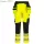 DX4 Hi-Vis nadrág lezippzározható lengőzsebbel - Sárga/Fekete
