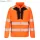 DX4 Hi-Vis Hybrid Baffle kabát - Narancs/Fekete