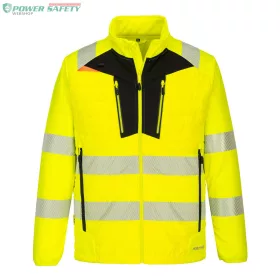 DX4 Hi-Vis Hybrid Baffle kabát - Sárga/Fekete