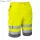 Hi-Vis rövidnadrág - Sárga/Szürke