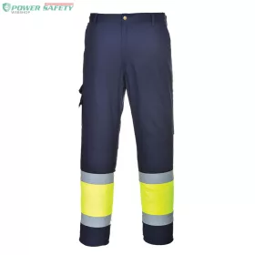 Jól láthatósági kéttónusú nadrág - Sárga/Navy