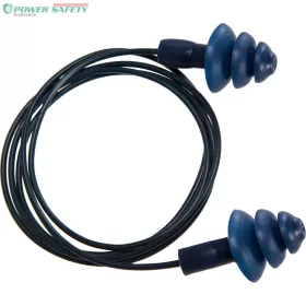 Detektálható TPR zsinóros füldugó (50 pár) - Kék