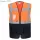 ES1 Essential Hi-Vis kéttónusú Executive mellény - Narancs/Navy