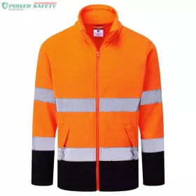 ES1 Essential Hi-Vis kéttónusú polár - Narancs/Navy