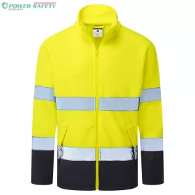 ES1 Essential Hi-Vis kéttónusú polár - Sárga/Navy
