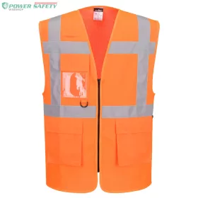 ES1 Essential Hi-Vis hálós Executive mellény - Narancs