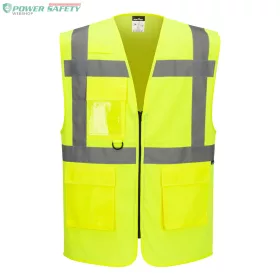 ES1 Essential Hi-Vis hálós Executive mellény - Sárga