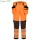 EV4 Hi-Vis Class 1 levehető lengőzsebes nadrág - Narancs/Fekete