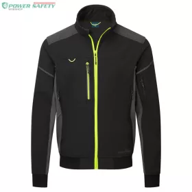 EV4 Softshell bomber dzseki (3L) - Fekete (Hosszított)