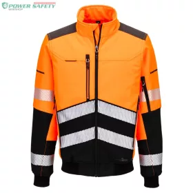 EV4 Hi-Vis Softshell Bomber (3L) - Narancs/Fekete