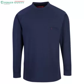 FR Antisztatikus környakas felső - Navy