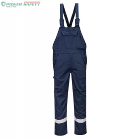   FR multifunkcionális lángálló és saválló kantáros nadrág - Navy