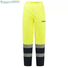   Bizflame Rain+ Hi-Vis Multi-Norm Contrast FR téli nadrág - Sárga/Navy