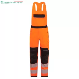   PW3 Modaflame Work HVO Multi-Norm FR kantáros nadrág - Narancs/Fekete