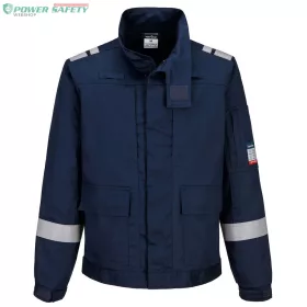 Bizflame Plus Lightweight Stretch lángálló kabát - Navy