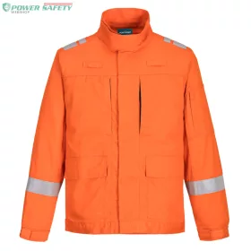   Bizflame Plus Lightweight Stretch lángálló kabát - Narancs