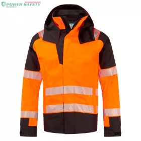 PW3 FR Modaflame Hi-Vis téli esőkabát - Narancs/Fekete