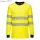 PW3 Modaflame Knit Hi-Vis FR hosszú ujjú póló - Sárga/Fekete