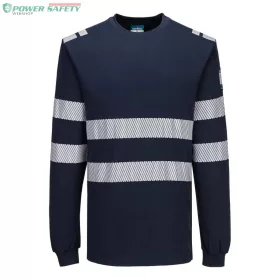   PW3 Modaflame Knit FR lángálló hosszú ujjú póló - Navy