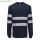PW3 Modaflame Knit FR lángálló hosszú ujjú póló - Navy