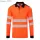 PW3 Modaflame Knit HVO FR lángálló hosszú ujjú pólóing - Narancs/Fekete