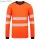 PW3 Modaflame Knit HVO FR hosszú ujjú póló - Narancs/Fekete