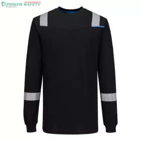 WX3 Modaflame Knit T-Shirt L/S - Fekete
