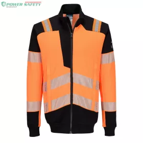 PW3 Modaflame Zip Sweatshirt - Narancs/Fekete