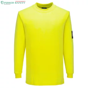 Modaflame Knit FR lángálló hosszú ujjú póló - Sárga