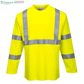 FR Modaflame Hi-Vis hosszú ujjú póló - Sárga