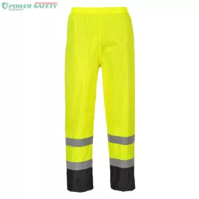 Hi-Vis Classic Contrast esőnadrág - Sárga/Fekete
