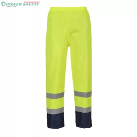 Hi-Vis Classic Contrast esőnadrág - Sárga/Navy