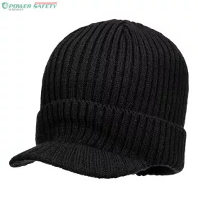 Beanie sapka csúcsos silddel - Fekete