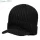 Beanie sapka csúcsos silddel - Fekete