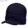 Beanie sapka csúcsos silddel - Navy