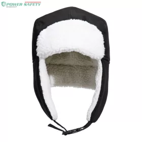 Sherpa bélelt Trapper sapka - Fekete