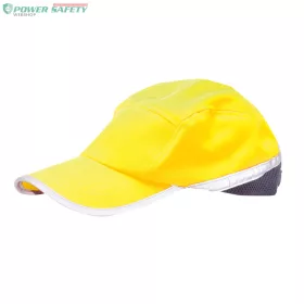 Hi-Vis Baseball sapka - Sárga/Navy