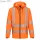 KX3 Sport Hi-Vis cipzáras kapucnis pulóver - Narancs
