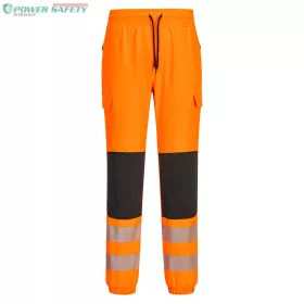 PW3 Hi-Vis Flexi Jogger - Narancs/Fekete