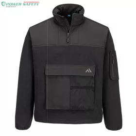 KX3 1/4 Zip polár - Fekete