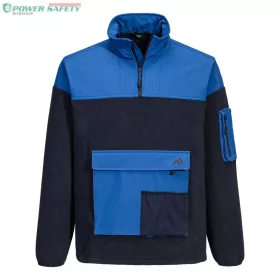 KX3 1/4 Zip polár - Dark Navy/Fekete